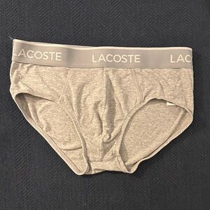 Lacoste Gray Men’s Briefs | Small |EUC